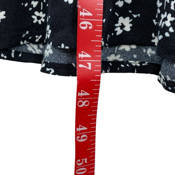 REFORMATION Locklin Floral Print Dress in Black Sz 4 Cottagecore Feminine Midi - Picture 15 of 15